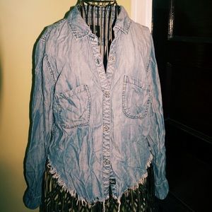 Long sleeve Jean Shirt